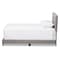 Baxton Studio Cassandra Modern Light Grey Upholstered Full Size Bed 136-7457 - alternate 3
